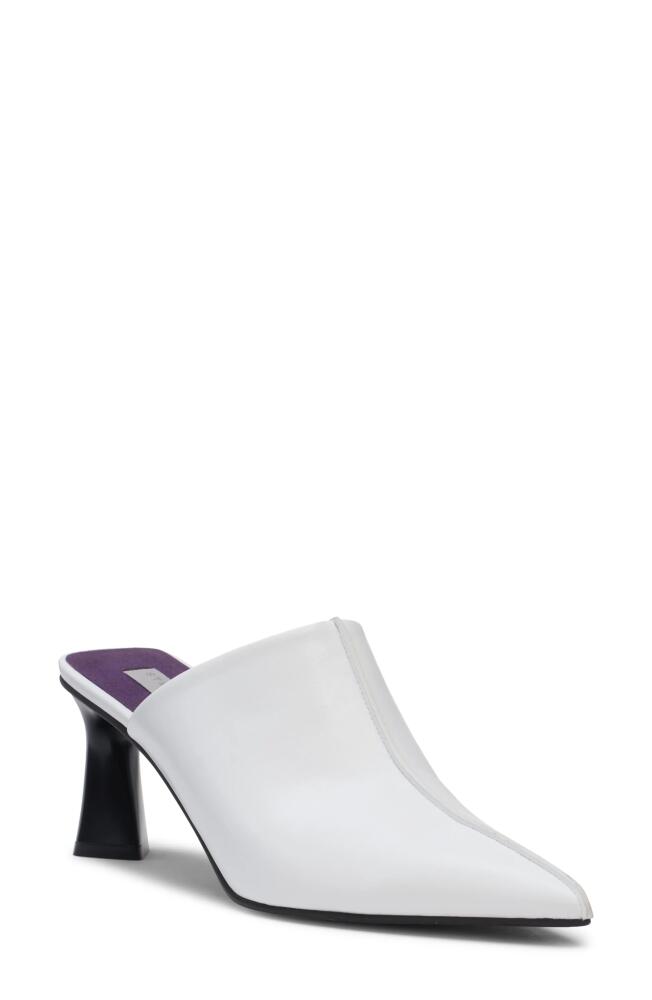 Stella McCartney Elsa Alter Mat Pointed Toe Mule in 9001 White Cover