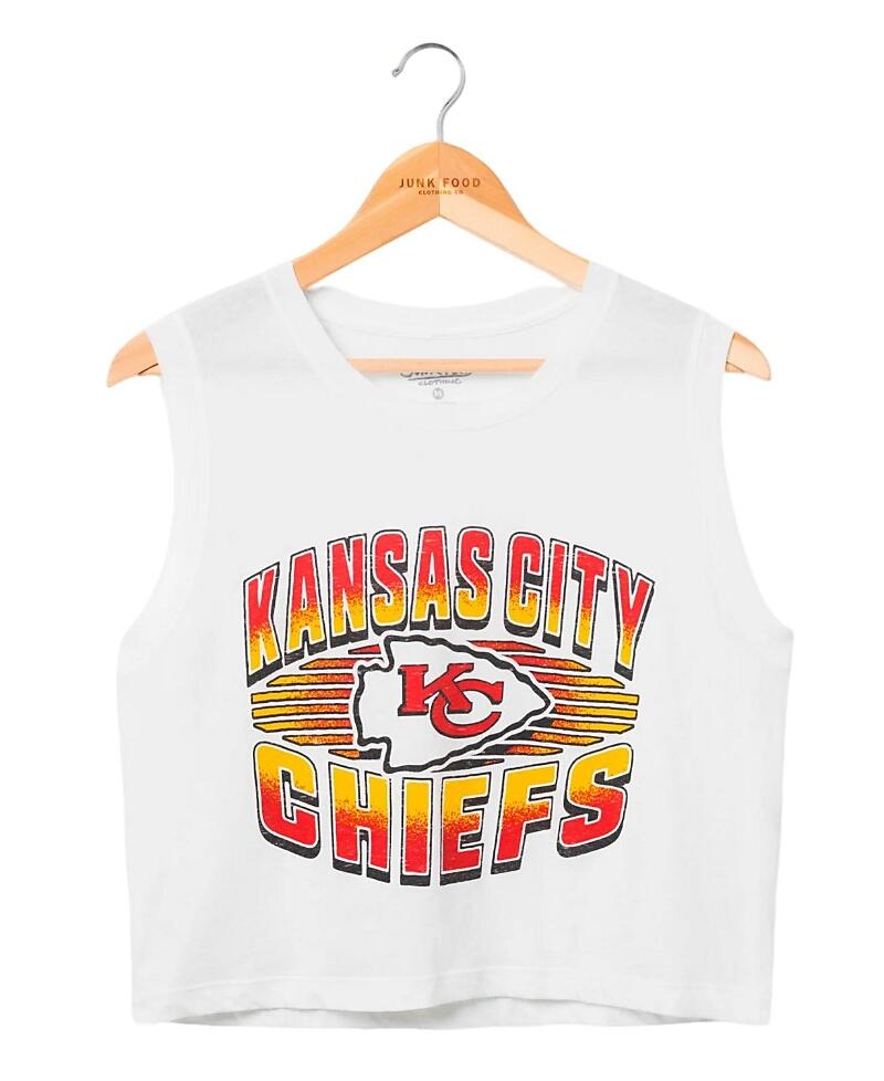 Junk Food Clothing Women's Nfl Kansas City Chiefs Tank Top Cover