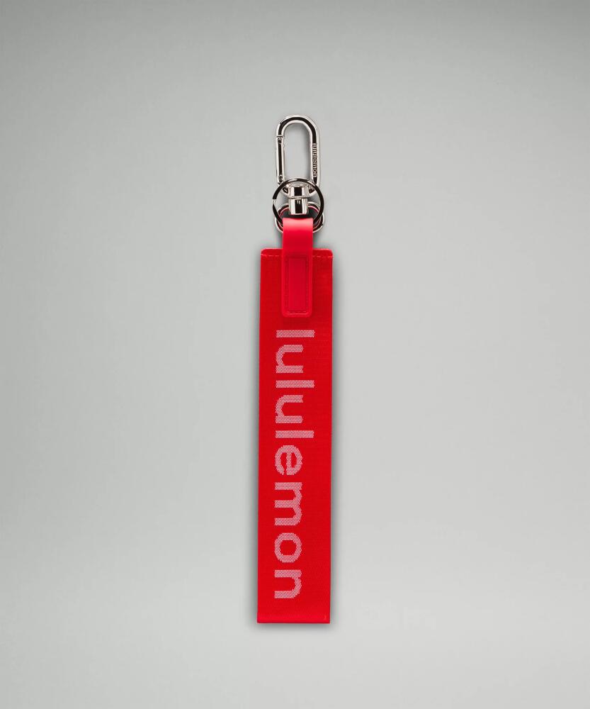 lululemon - Never Lost Keychain - Lulu Red/White Cover