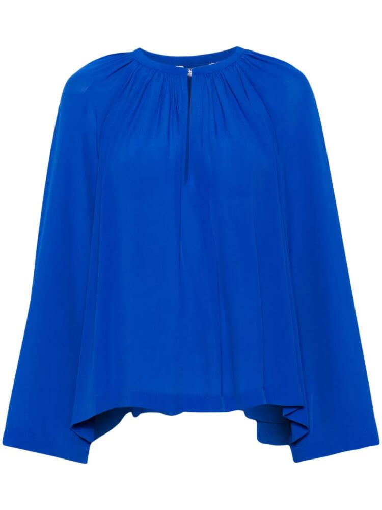 Tommy Hilfiger keyhole-neck blouse - Blue Cover