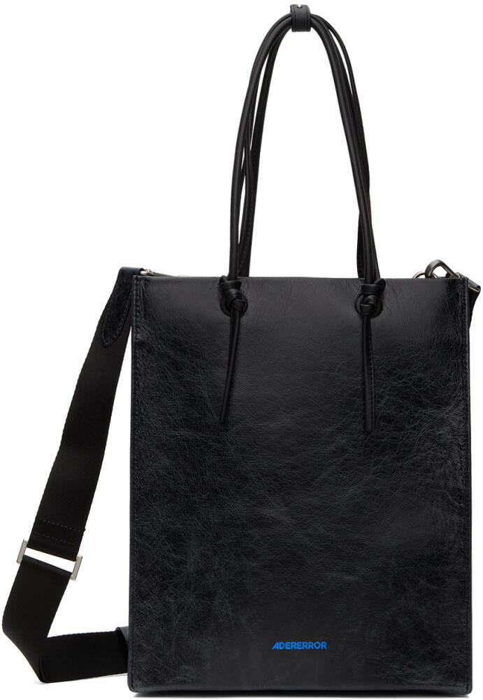 ADER error Black Leather Tote Cover