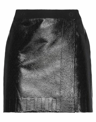 Aviù Woman Midi skirt Black Cotton, Acrylic, Polyamide, Mohair wool Cover