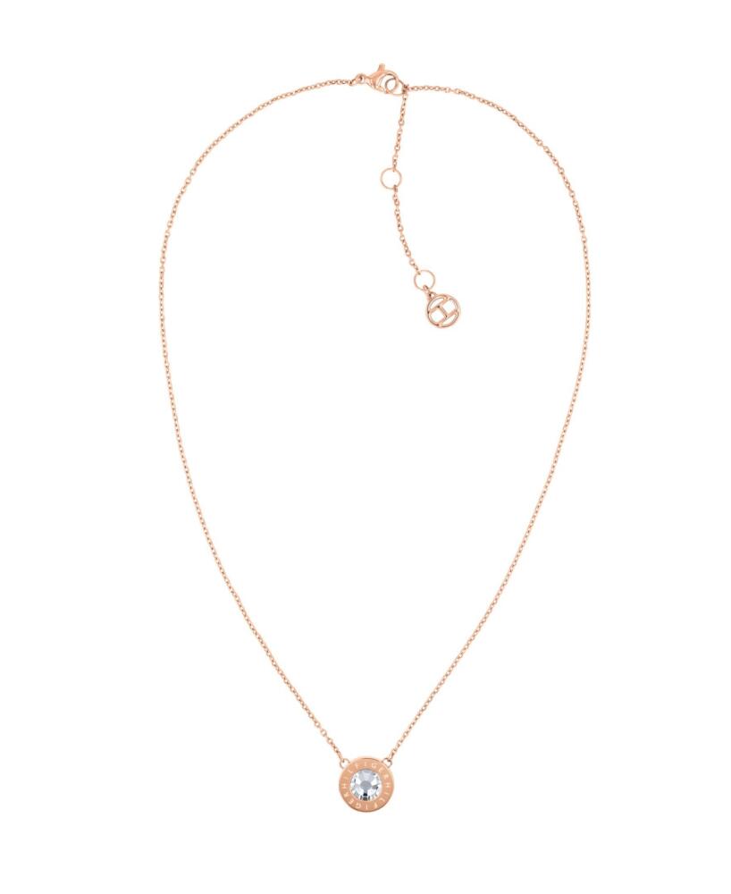 Tommy Hilfiger Women's Stone Necklace - Rose Gold-Tone Cover