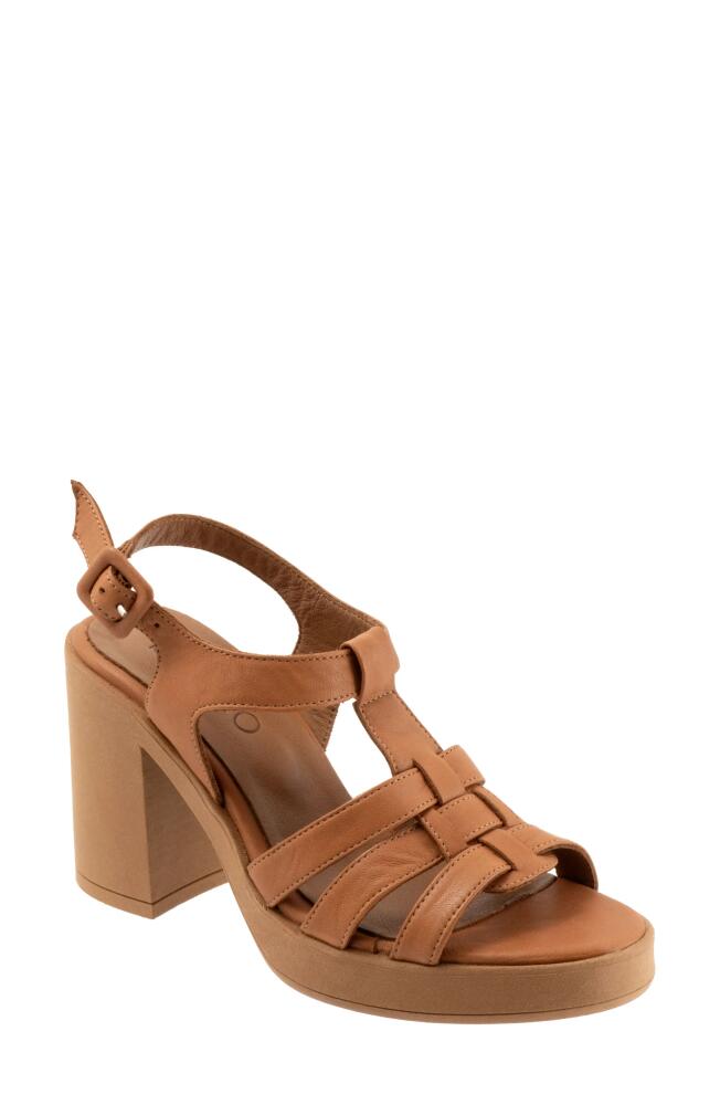 Bueno Lana Platform Sandal in Dark Tan Cover