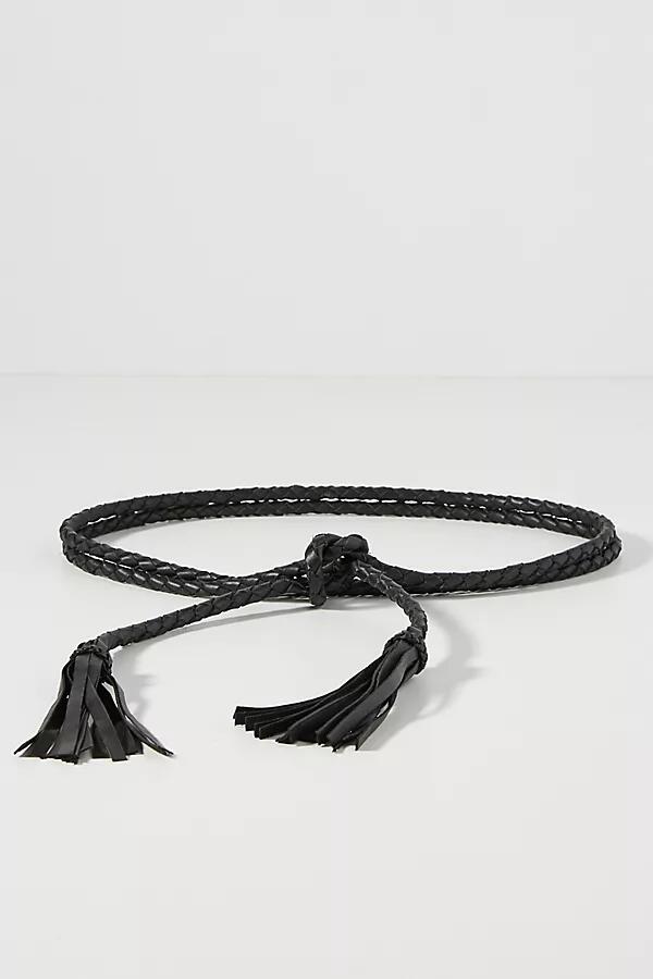 Anthropologie Soga Wrap Fringe Belt Cover