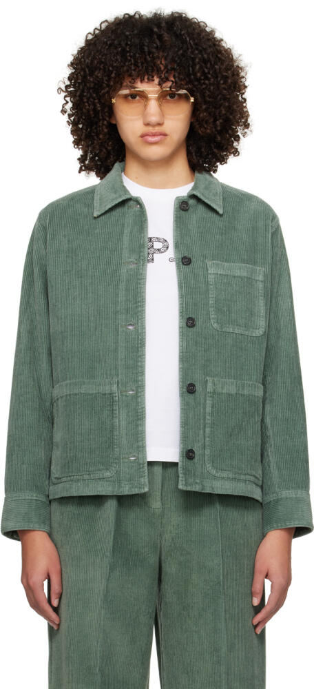 A.P.C. Green Silvana Jacket Cover