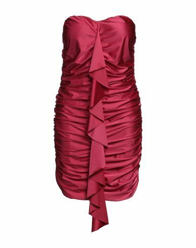 Boutique De La Femme Woman Mini dress Mauve Nylon, Elastane Cover