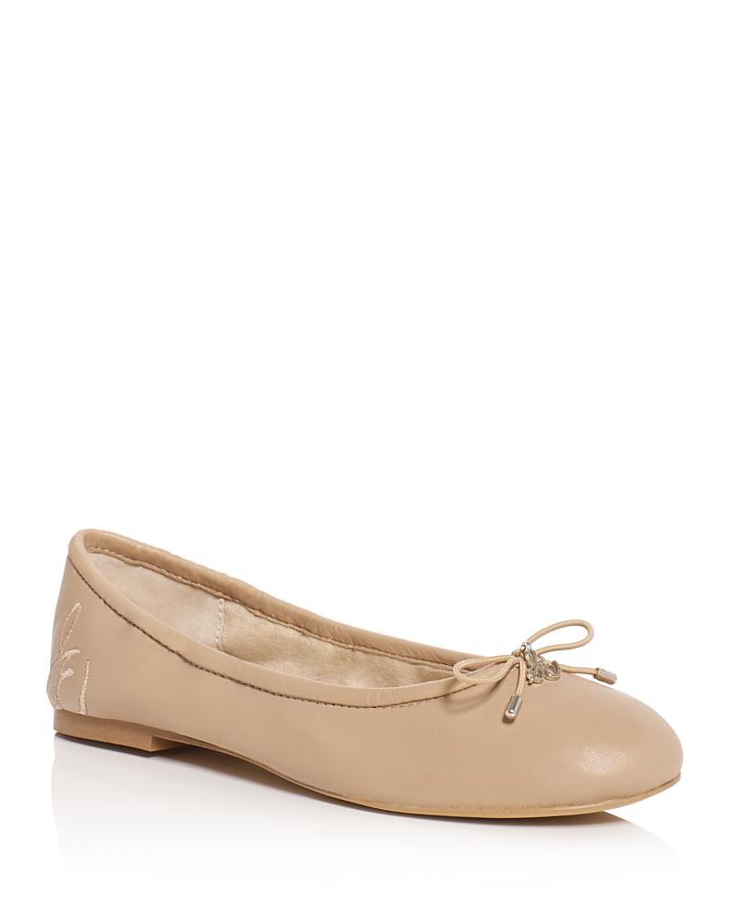 Sam Edelman Women's Felicia Luxe Emblem Bow Ballet Flats Cover