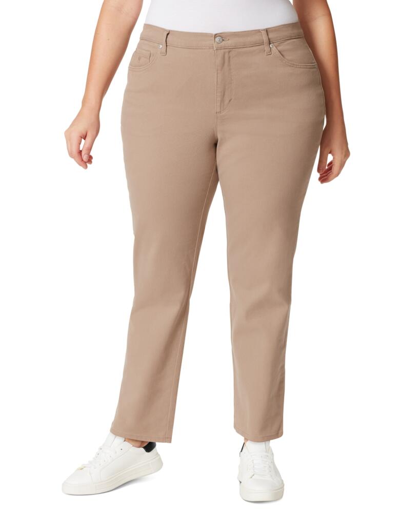 Gloria Vanderbilt Plus Size Amanda Jean, in Regular & Short - Hazelnut Cover