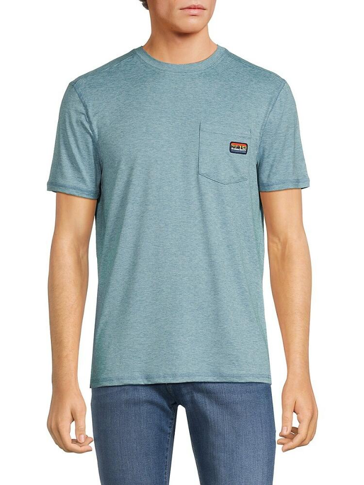 Avalanche Men's Heathered Tee - Layback Blue Cover