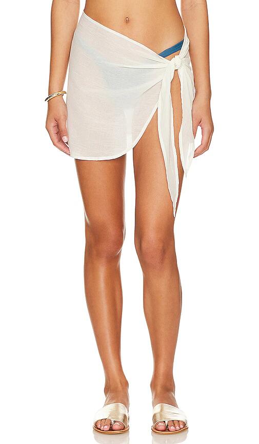 MIKOH Chiara Sarong in Ivory Cover