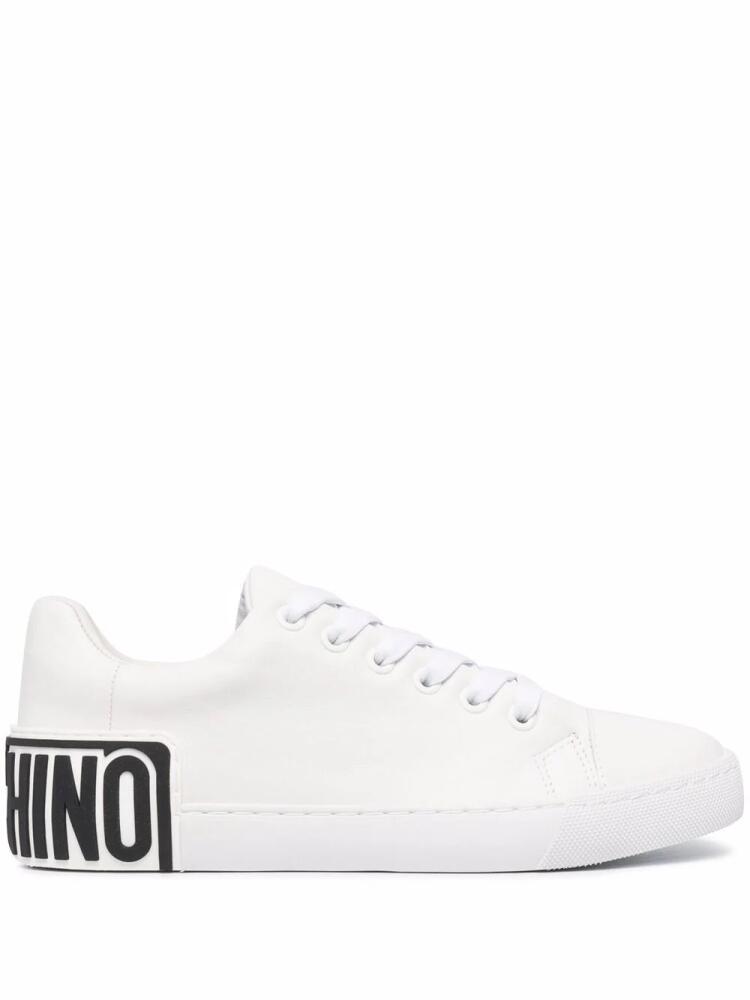 Moschino logo low-top sneakers - White Cover