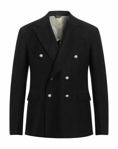 Brian Dales Man Blazer Black Wool, Elastane Cover