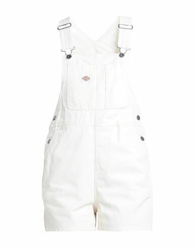 Dickies Woman Overalls Ivory Cotton Cover