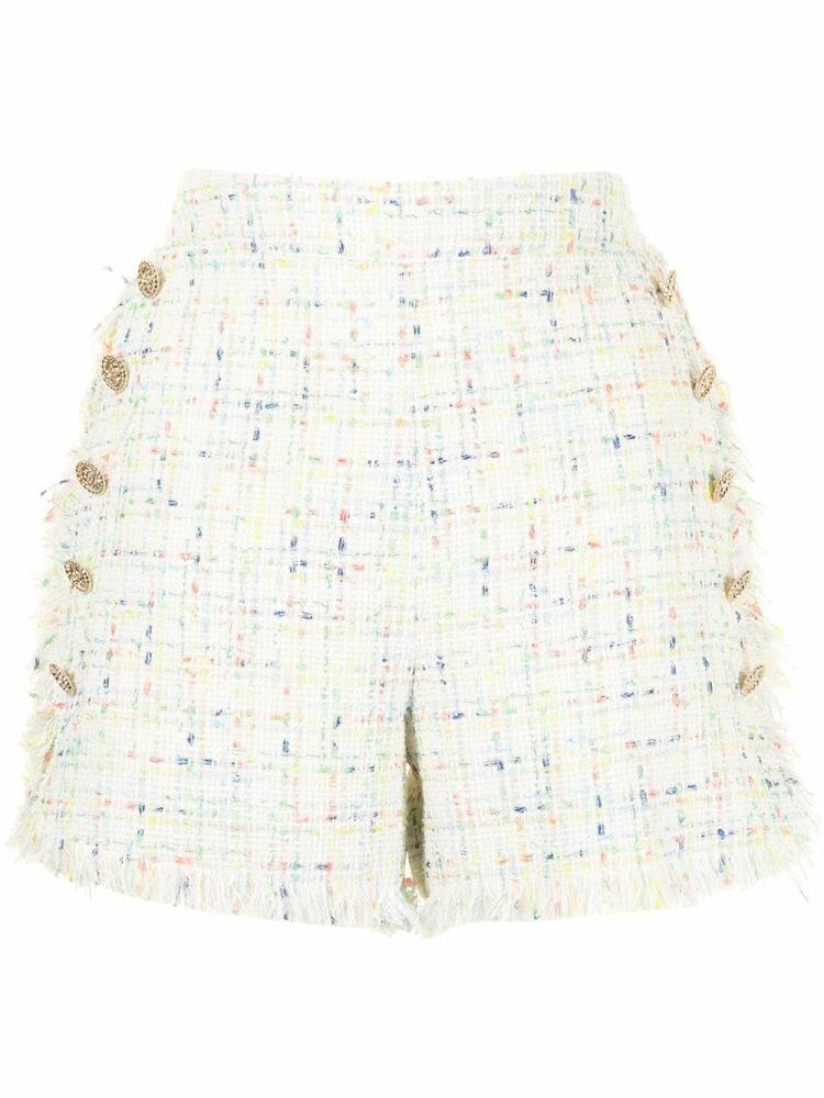 Edward Achour Paris tweed-style sailor shorts - Multicolour Cover