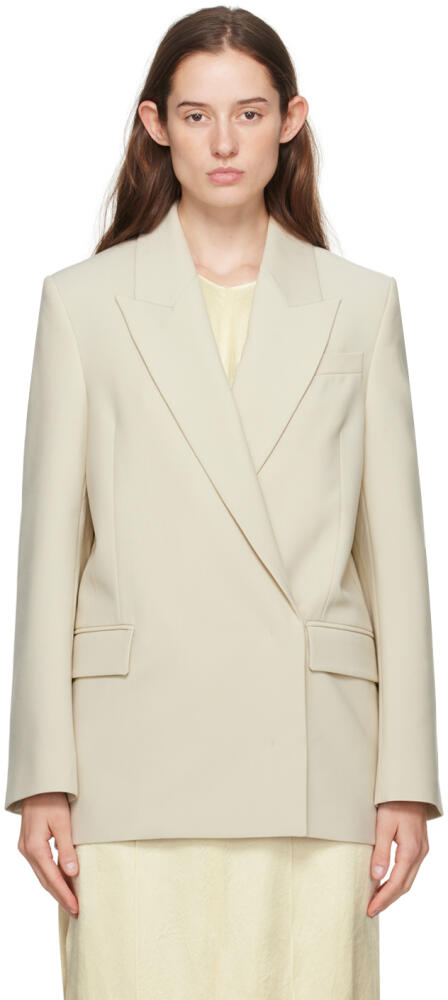 CAMILLA AND MARC Beige Petra Blazer Cover