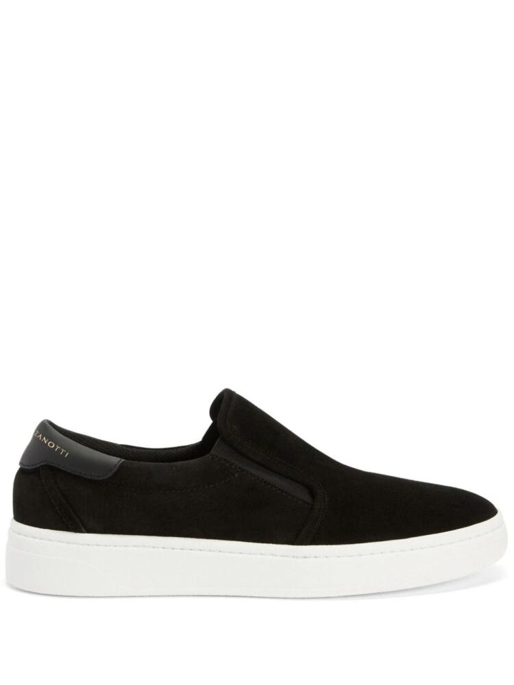 Giuseppe Zanotti Gz94 slip-on suede sneakers - Black Cover