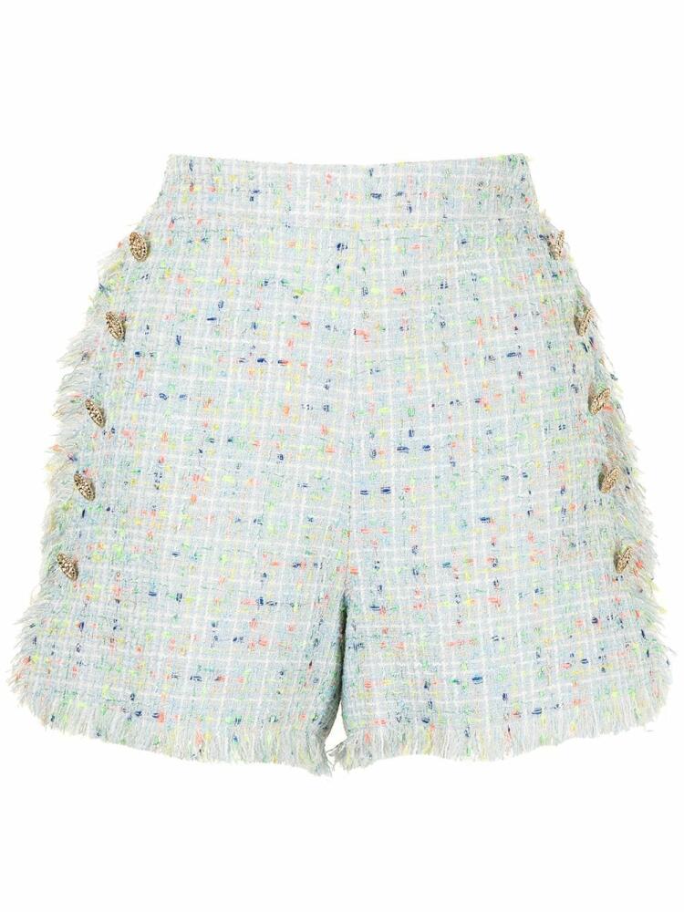 Edward Achour Paris tweed-style sailor shorts - Multicolour Cover