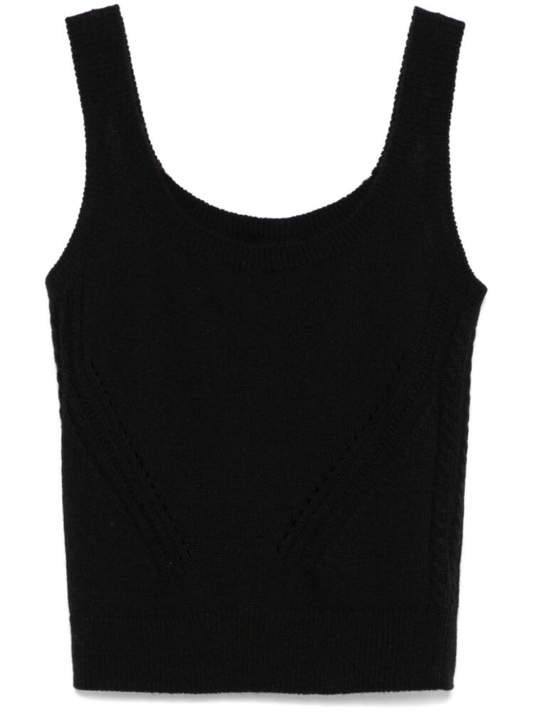 Ermanno Scervino knitted tank top - Black Cover