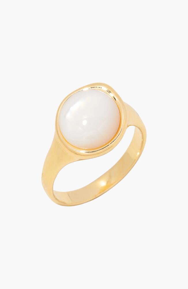 Brook and York Anna Freshwater Pearl Ring in Gold Cover