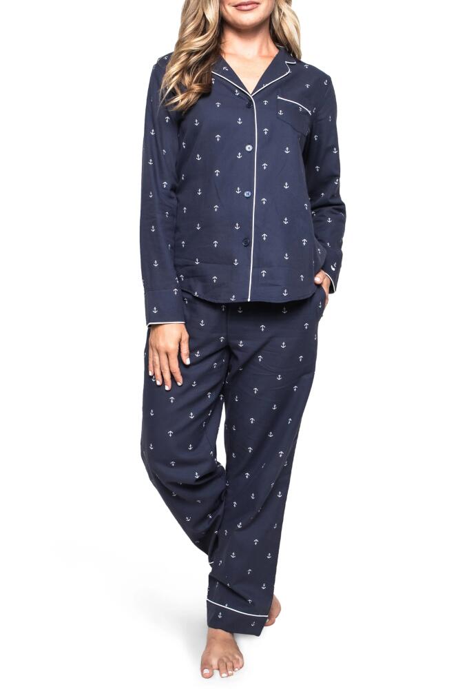 Petite Plume Portsmouth Anchors Pajamas in Navy Cover