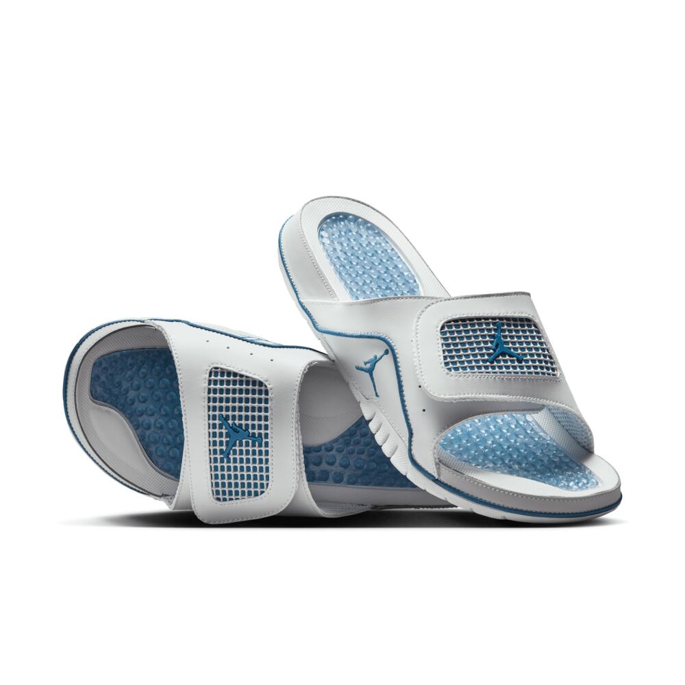 Men's Jordan Hydro 4 Retro Slides in White Cover