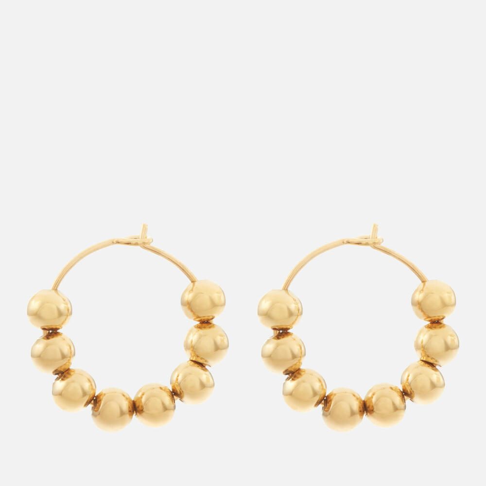 Anni Lu 24-Karat Gold-Plated Hoop Earrings Cover