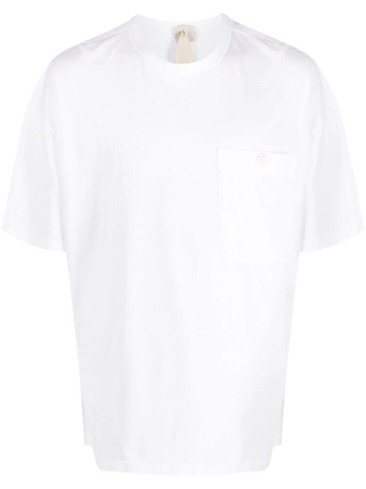 Ten C pocket cotton T-shirt - White Cover