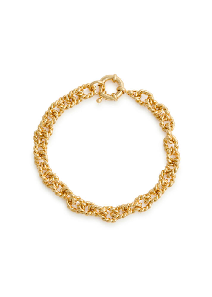 Daisy London X Polly Sayer Vintage Rope 18kt Gold-plated Bracelet Cover