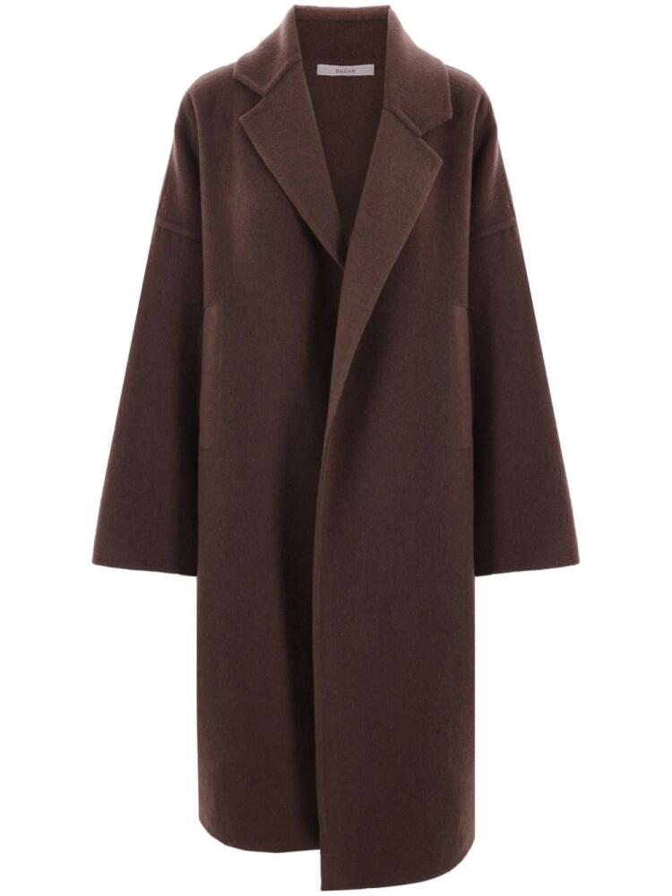 Dusan wool coat - Brown Cover