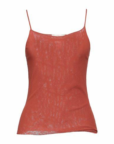 Emisphere Woman Tank top Rust Polyamide Cover