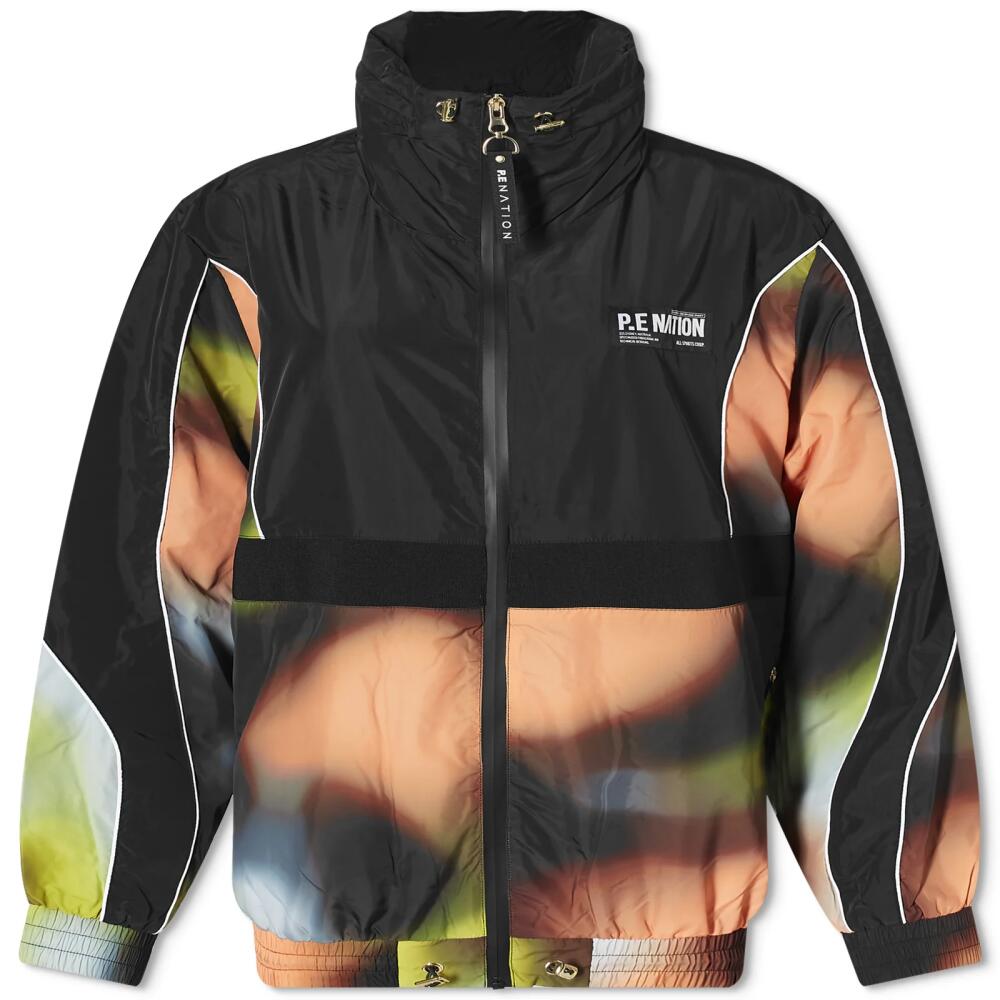 P.E Nation Women's Cyper Printed Jacket in Blur Print Cover