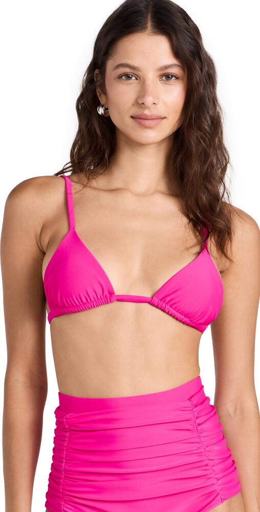 Brandon Blackwood Swim Bikini Top Hot Pink Cover