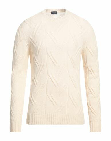 Drumohr Man Sweater Cream Lambswool Cover