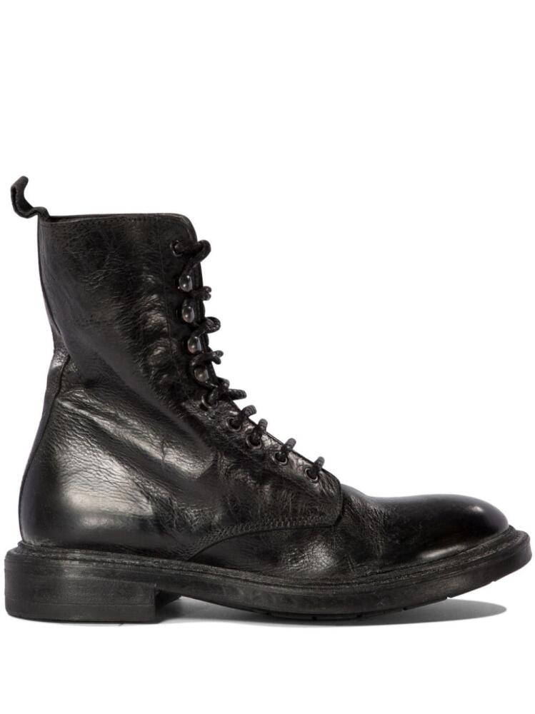 Moma Ganero leather boots - Black Cover