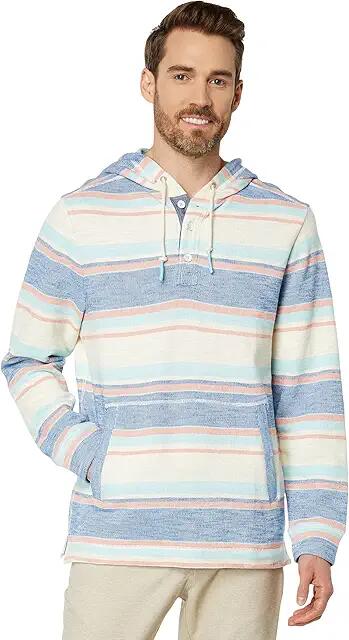 Tommy Bahama Cabana Coast Stripe Baja (Madras Blue) Men's Clothing Cover