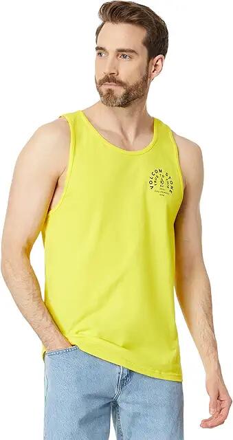 Volcom Tennon Tank (Blazing Yellow) Men's Clothing Cover