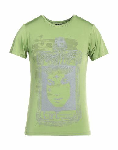 C'n'c' Costume National Man T-shirt Green Viscose, Elastane Cover