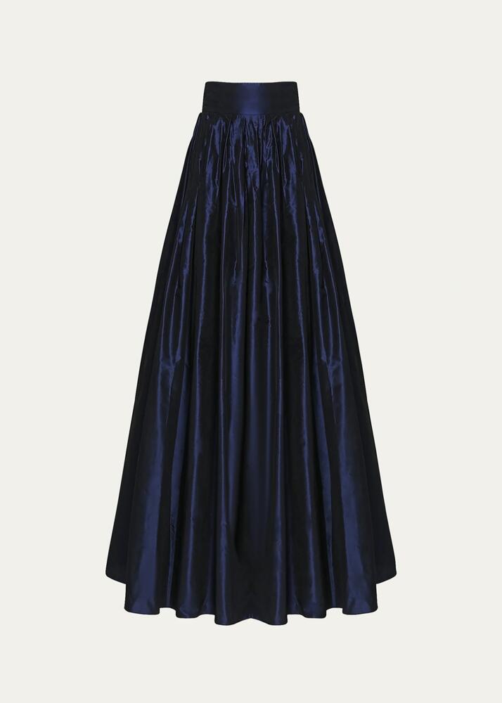 Carolina Herrera Pleated Silk Ball Skirt Cover