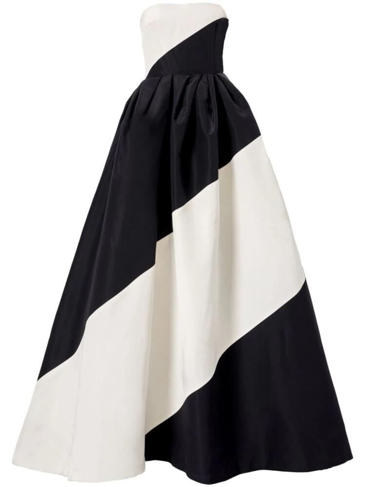 Carolina Herrera strapless two-tone dress - Black Cover