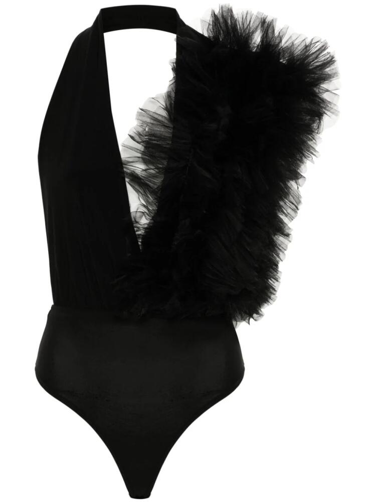 Alchemy x Lia Aram tulle-ruffle bodysuit - Black Cover