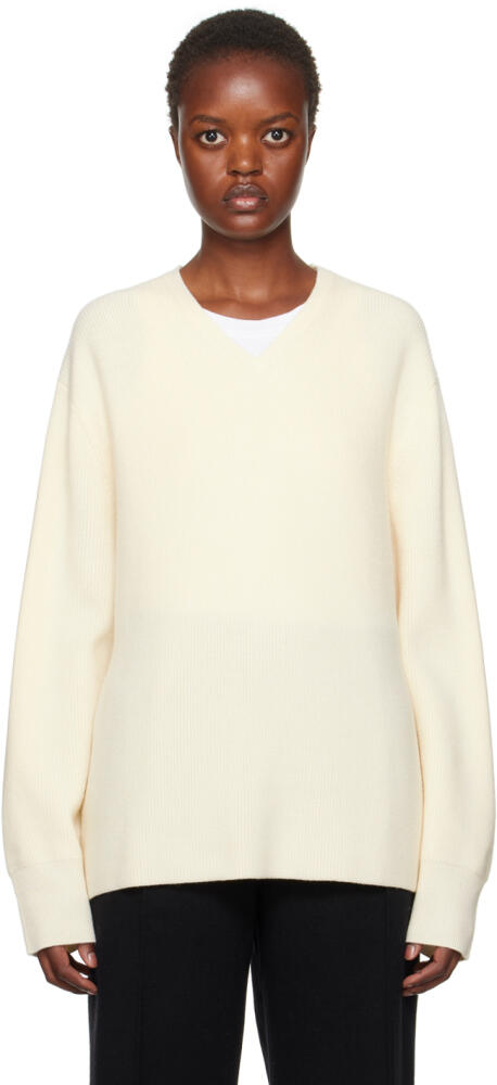 Studio Nicholson Off-White Fonissa Sweater Cover