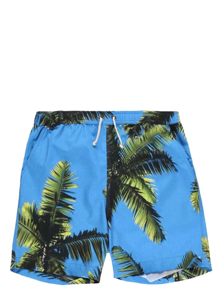 BLUE SKY INN palm tree-print swim shorts Cover