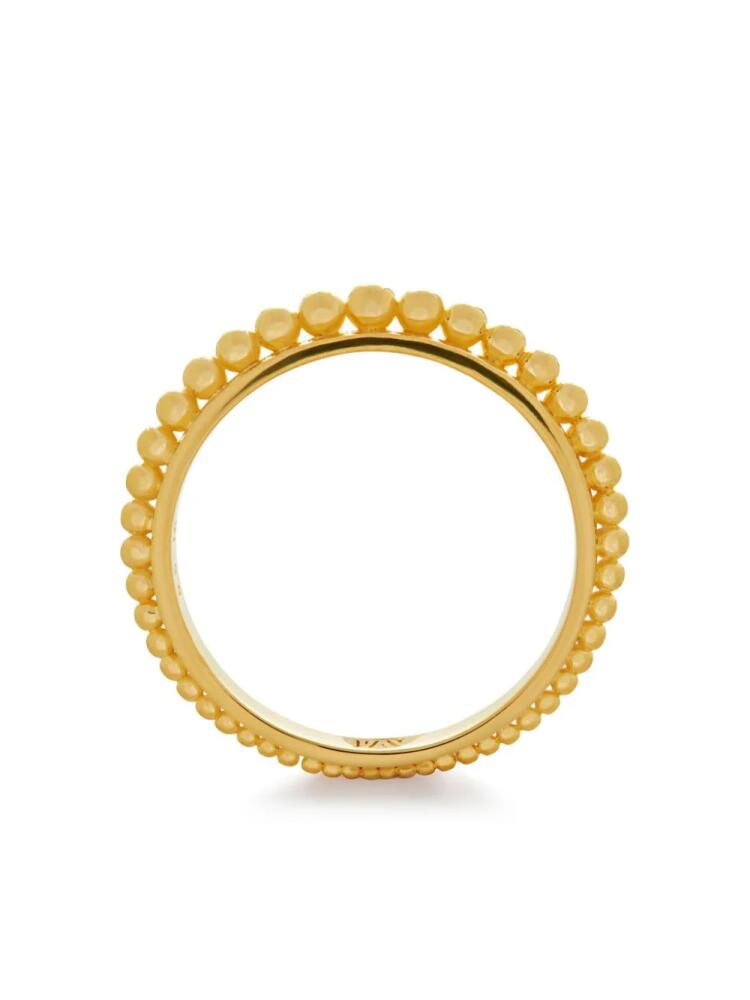 Monica Vinader Deia bead-embellished stacking ring - Gold Cover