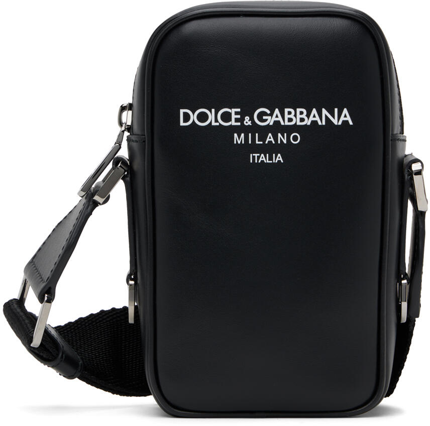 Dolce&Gabbana Black Logo Messenger Bag Cover