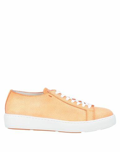 Santoni Woman Sneakers Apricot Soft Leather Cover