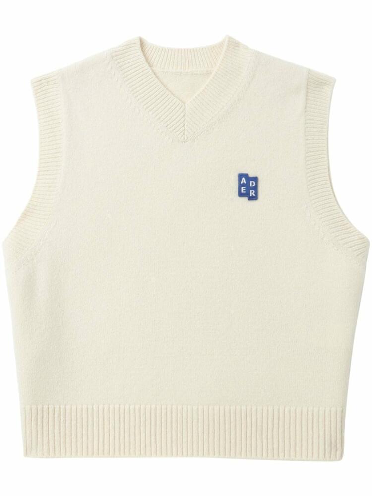 Ader Error TRS Tag V-neck vest - Neutrals Cover