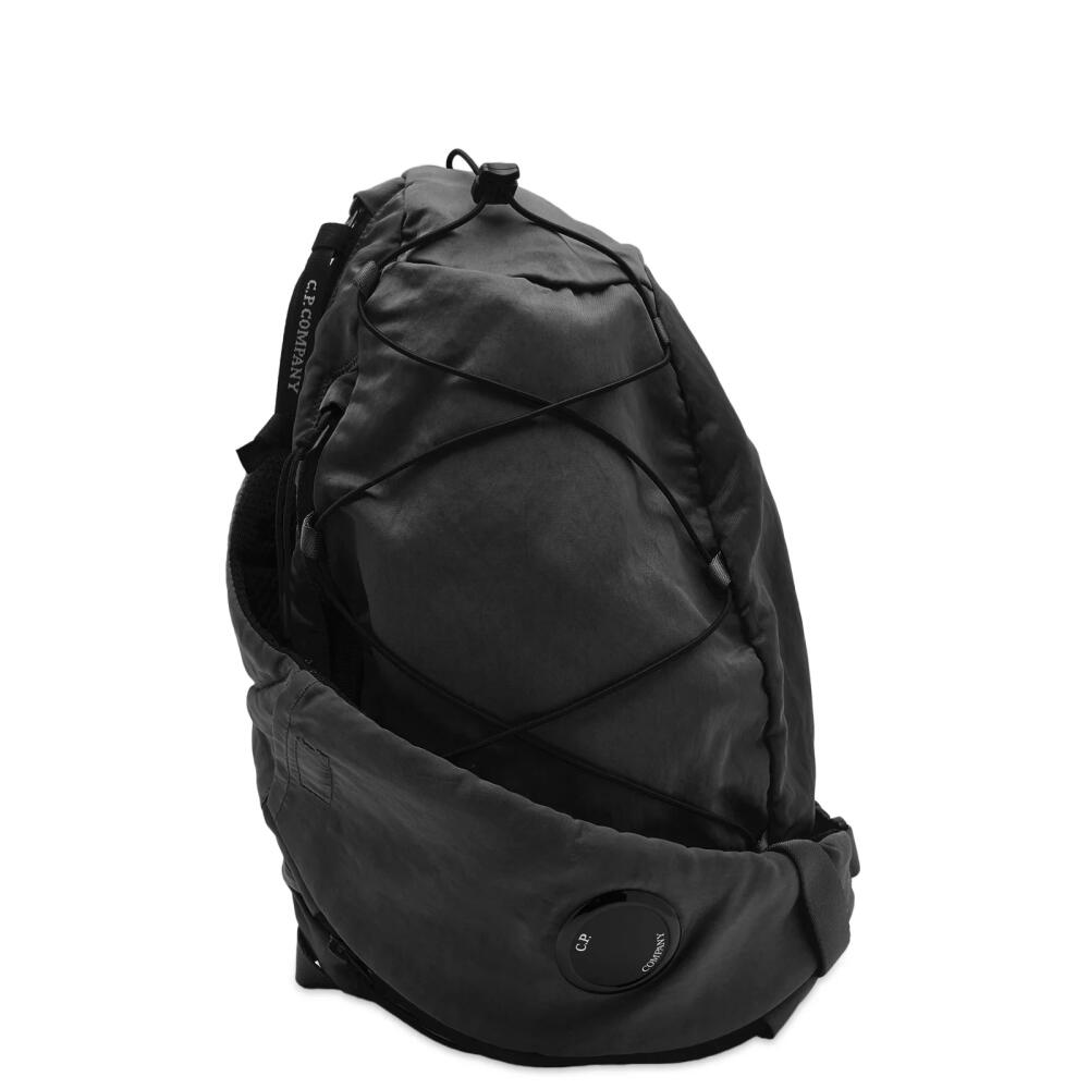 C.P. Company Men's Nylon B Crossbody Rucksack in Black Cover