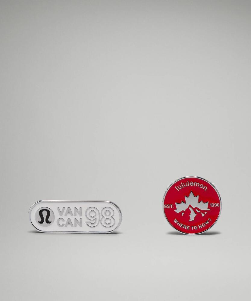 lululemon - Collectible Pins - White/Red/Lulu Red Cover