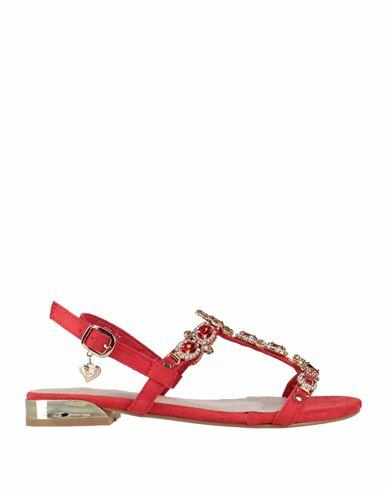 Tua By Braccialini Woman Sandals Red Textile fibers Cover